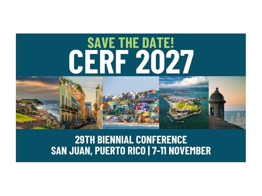Coastal & Estuarine Research Federation (CERF): 29th Biennial Conference 2027